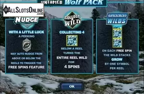 Screen2. Untamed Wolf Pack from Microgaming