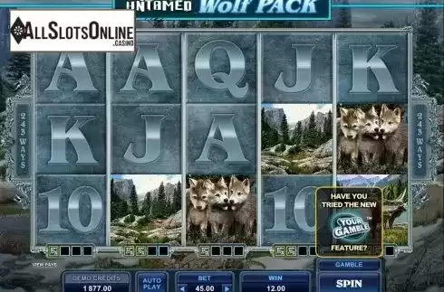 Screen9. Untamed Wolf Pack from Microgaming