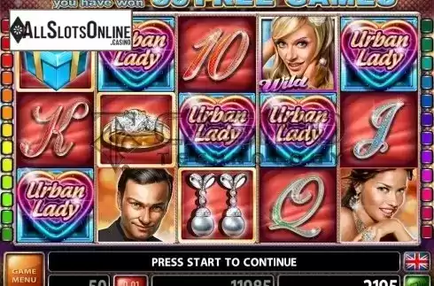 Screen3. Urban Lady Jewels from Casino Technology