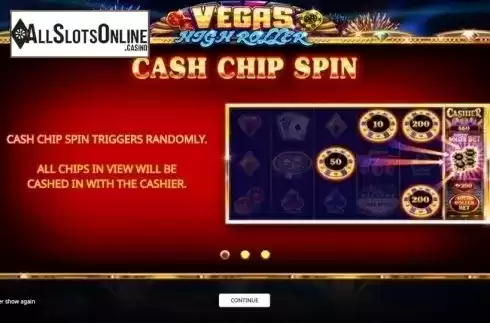 Start Screen. Vegas High Roller from iSoftBet