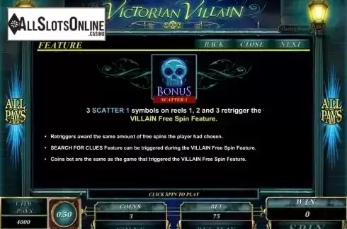 Screen5. Victorian Villain from Microgaming