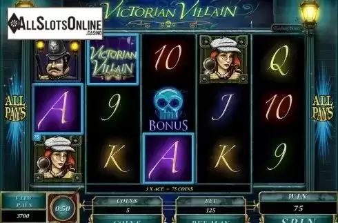 Screen8. Victorian Villain from Microgaming