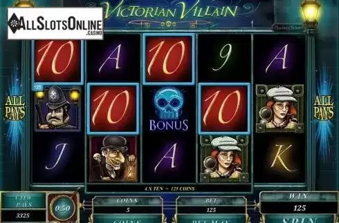 Screen9. Victorian Villain from Microgaming