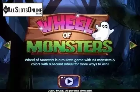 Start Screen. Wheel of Monsters from Asylum Labs Inc.
