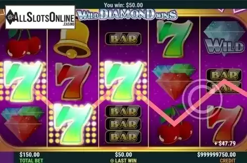 Game workflow 3. Wild Diamond Wins from Slot Factory