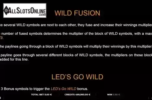 Wild fusion screen