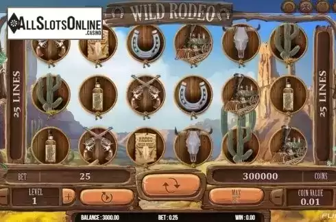 Reel Screen. Wild Rodeo (Fugaso) from Fugaso