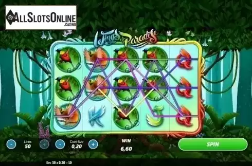 Win Screen 3. Wings of Paradise from Gamesys