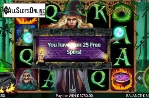 Free Spins 1. Witches Wild Brew from Booming Games