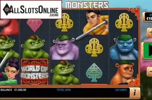 Reel Screen. World of Monsters from Gamefish Global