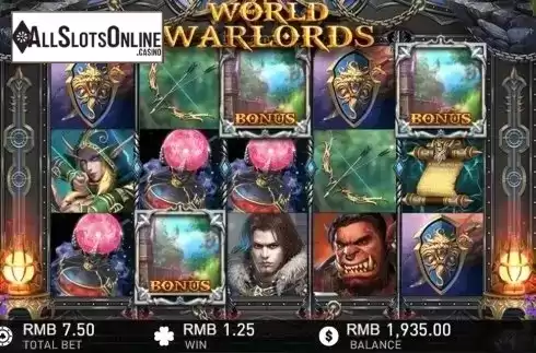 Screen 4. World of Warlords from GamePlay