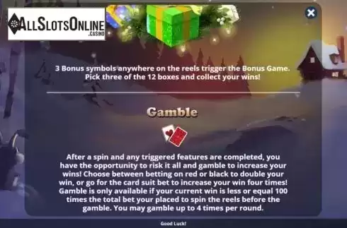 Bonus and Gamble rules