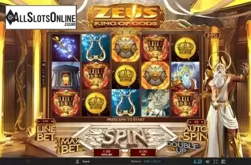 Screen 1. Zeus King of Gods from GamePlay