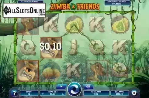 Win screen 1. Zimba and Friends from Arrows Edge