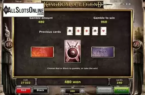 Double Up. Kingdom of Legend™ from Greentube