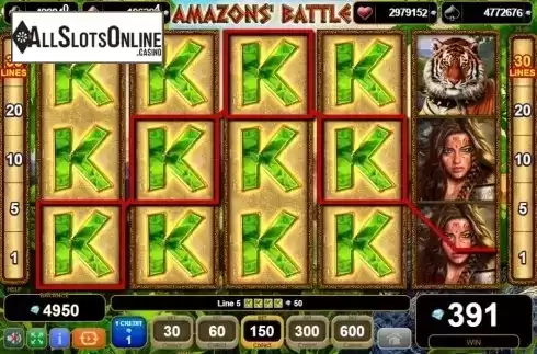 Win Screen 3. 50 Amazons' Battle from EGT