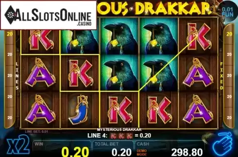 Win screen 1. Mysterious Drakkar from Casino Technology