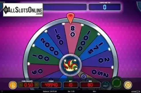 Mystery wheel screen. Mystery Joker 6000 from Play'n Go