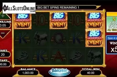 Screen 8. MONOPOLY Big Event from Barcrest