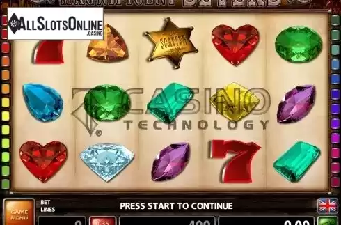 Win Screen . Magnificent Sevens (Casino Technology) from Casino Technology
