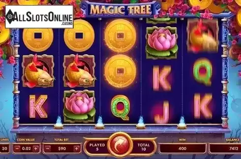 Reel Screen. Magic Tree (NetGame) from NetGame