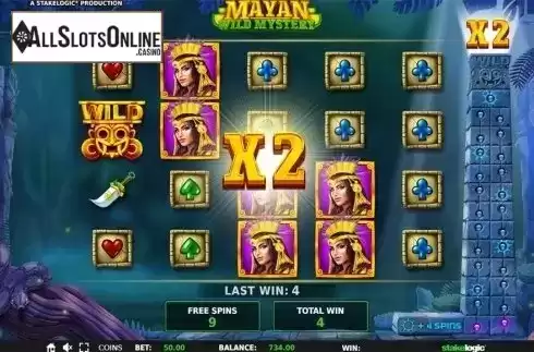 Game workflow 4. Mayan Wild Mystery from StakeLogic