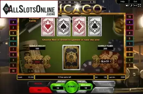 Gamble. A Night in Chicago from Platin Gaming