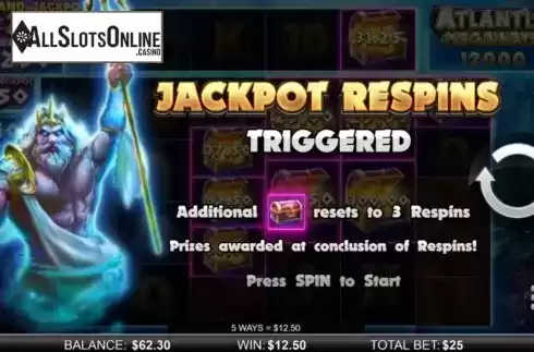 Jackpot Respins 1. Atlantis Megaways from Reel Play
