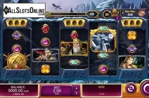 Reel Screen. Age of Ice Dragons from Kalamba Games