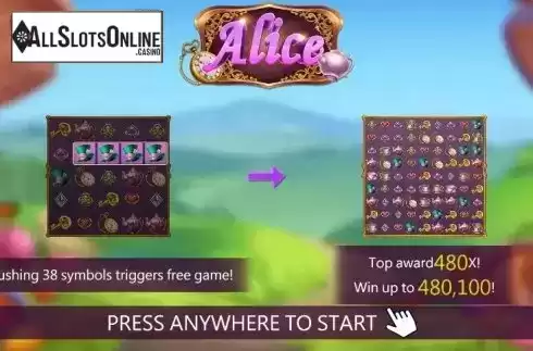 Start screen 1. Alice (Dragoon Soft) from Dragoon Soft