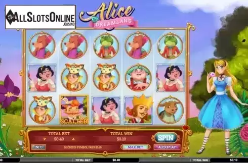 Win screen 2. Alice in Dreamland from Arrows Edge