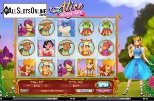 Win screen 3. Alice in Dreamland from Arrows Edge