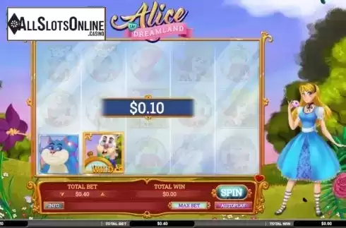 Win screen 1. Alice in Dreamland from Arrows Edge
