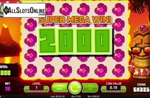 Super mega vine screen. Aloha! Cluster Pays from NetEnt