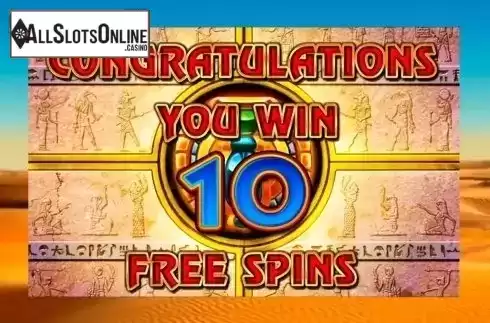 Free spin. Win. Almighty Ramses II from EGT