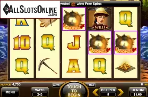 Win Screen 3. American Gold Rush from Spin Games