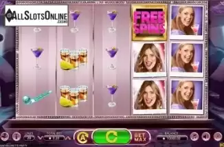 Reels screen. Bachelorette Party from Booming Games