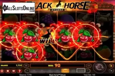 Win Screen 2. Black Horse Deluxe from Wazdan