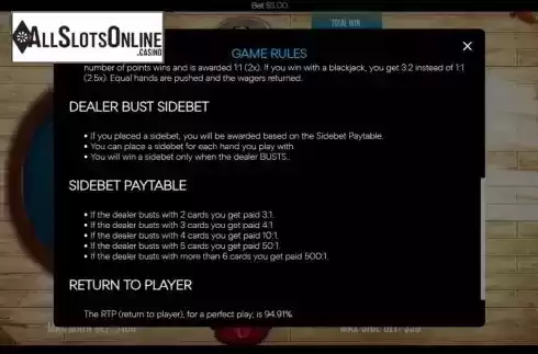 Game Rules Screen 2