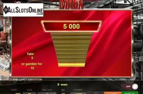 Gamble feature screen