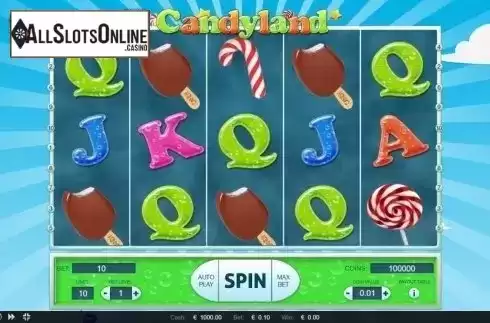 Reel screen. Candy Land (Thunderspin) from Thunderspin