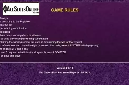 Rules. Cash Stampede Dice from NextGen