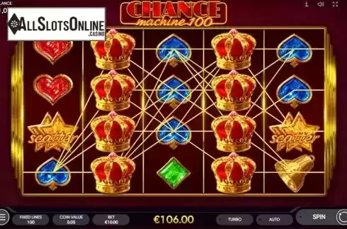 Win Screen 2. Chance Machine 100 from Endorphina