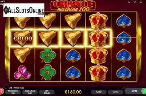 Win Screen 1. Chance Machine 100 from Endorphina