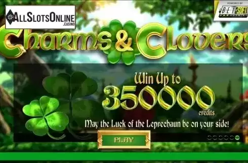Intro Screen 6. Charms and Clovers from Betsoft