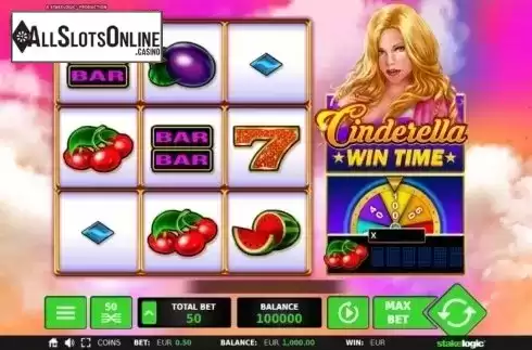 Main game. Cinderella Wintime from StakeLogic