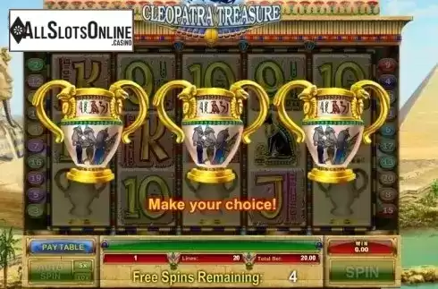 Bonus Game. Cleopatra Treasure from GamesOS