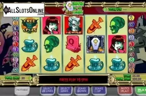 Screen4. Coffin up the Cash from Ash Gaming