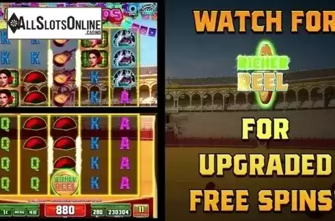 Free spins screen 2. Dance De Los Toros from Incredible Technologies