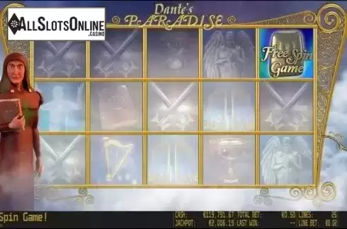 Free spins. Dante's Paradise HD from World Match